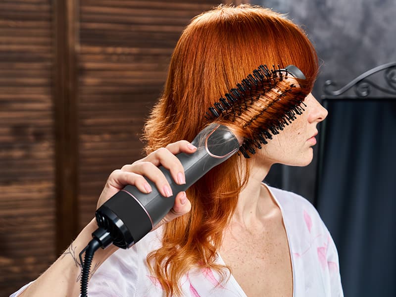 Kombinirana krtača za kodranje in sušenje LAFE Sleek & Shine Brush 6