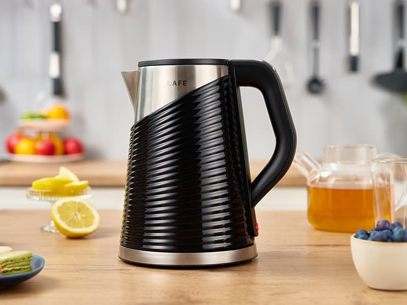 Električni kuhalnik LAFE Elegant Black, 1.8L 6