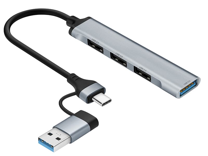 Adapter Tracer A-4, USB-C na 4x USB-A 2