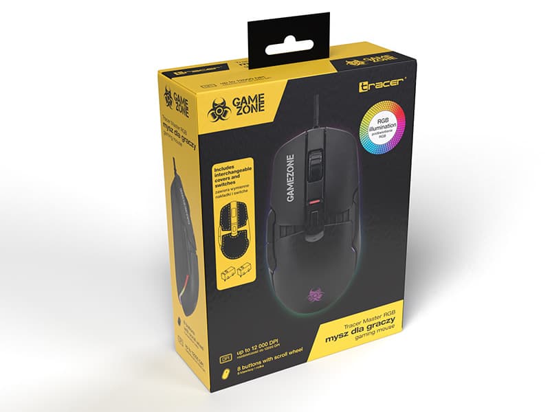 Gaming miška TRACER GAMEZONE MASTER RGB 2