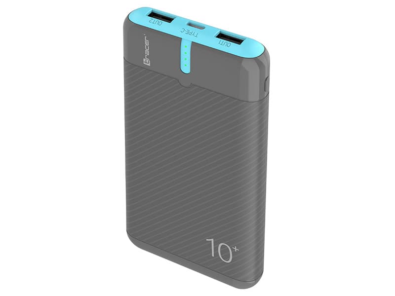 TRACER EnerGo Power bank 10000mAh, siva/modra 4