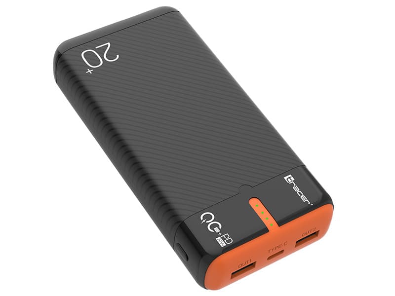 TRACER Power bank EnerGen 20000mAh PD+QC3.0 BO 4
