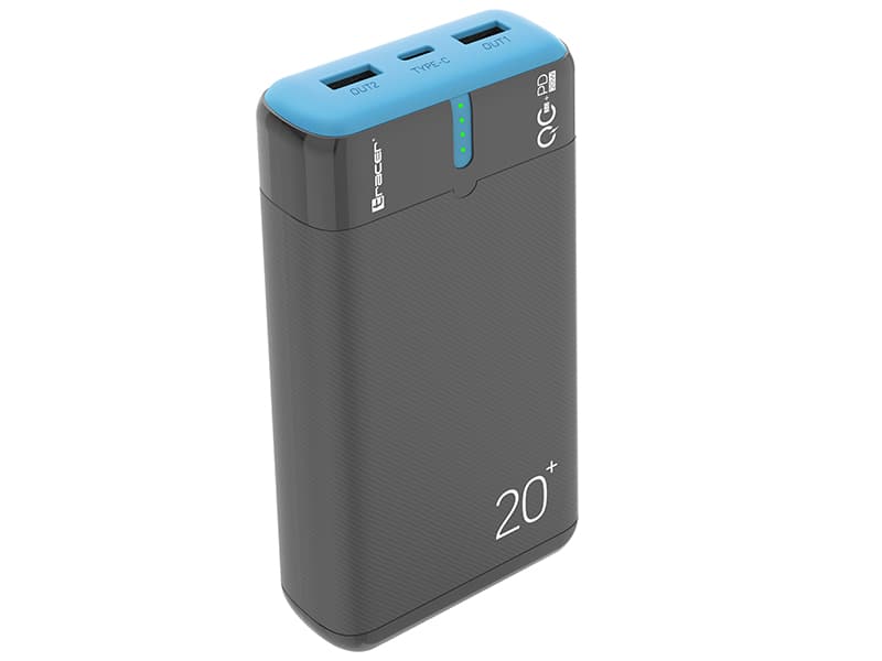 Power bank TRACER EnerGen 20000mAh s PD+QC3.0