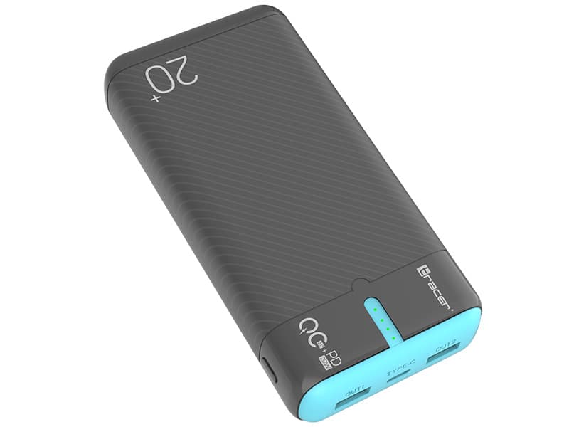 Power bank TRACER EnerGen 20000mAh s PD+QC3.0 5