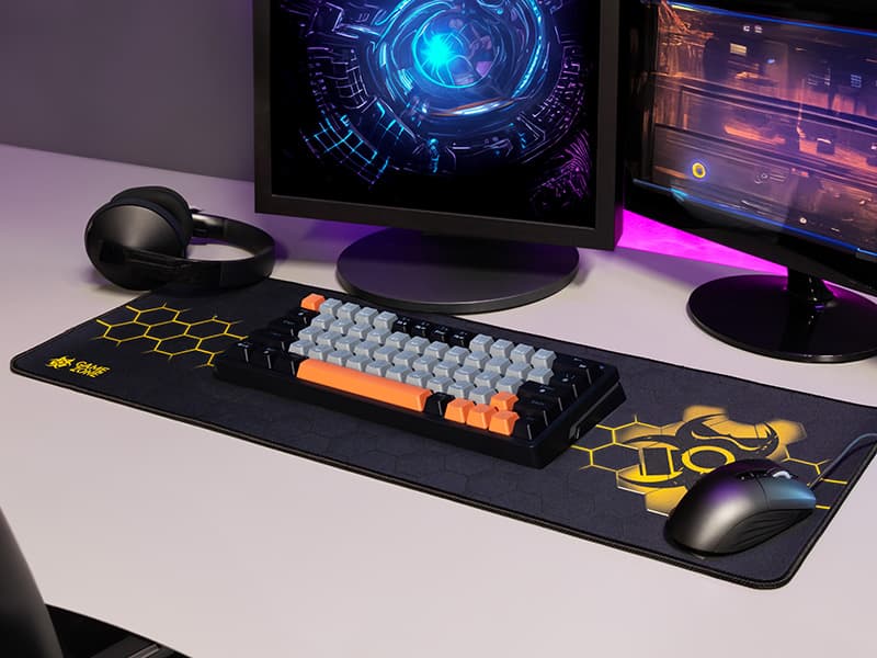 Podloga za miško in tipkovnico TRACER GAMEZONE Hexy2 (80x30 cm) 3