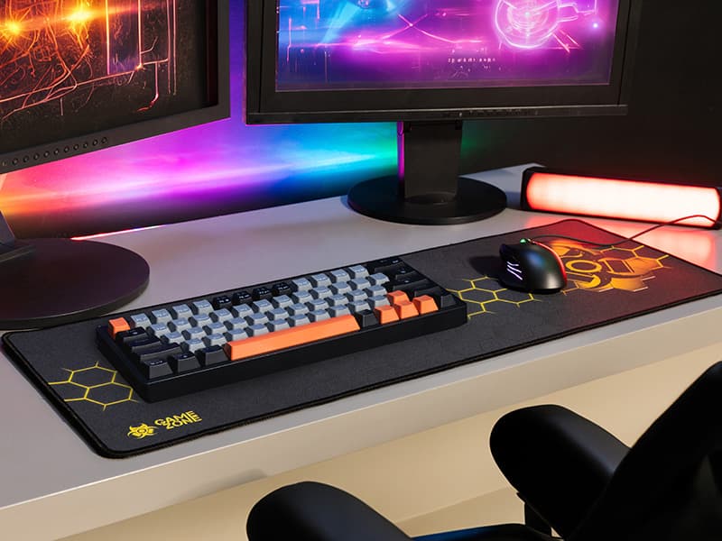 Podloga za miško in tipkovnico TRACER GAMEZONE Hexy2 (80x30 cm) 4