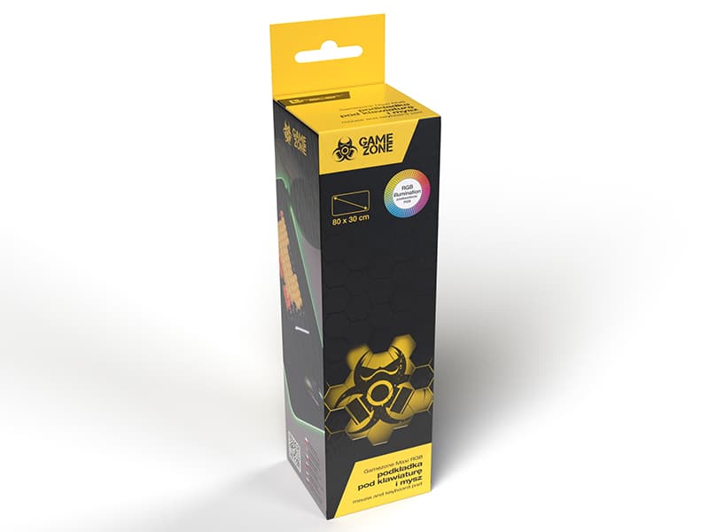 Podloga za miško in tipkovnico TRACER GAMEZONE Maxi RGB (80x30 cm) 7