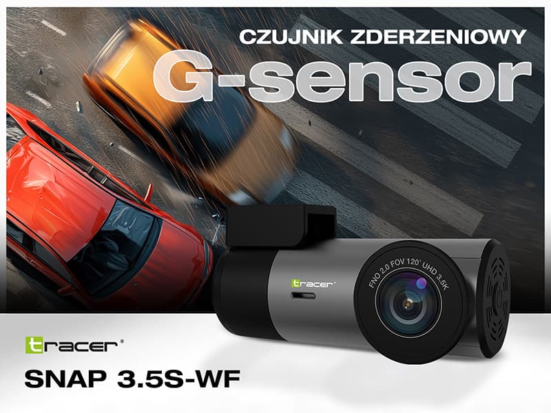 Avto kamera TRACER SNAP 3.5S-WF, 3.5K WiFi, 126° 7