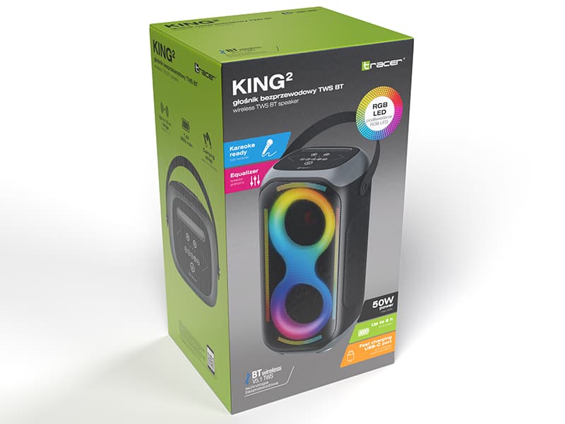 Zvočnik TRACER Poweraudio King 2 BT TWS 6