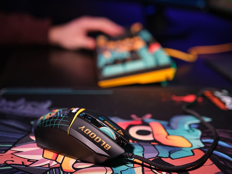 A4TECH BLOODY W63 Max RENEGADE Midnight Gaming miška USB 6