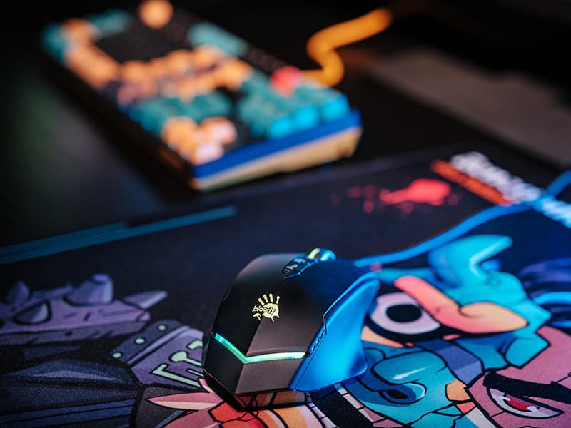 Miška A4TECH BLOODY V8m MAX RGB USB 5