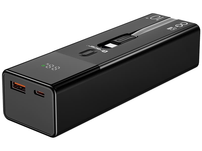 TRACER Quant Power Bank 10000mAh, 100W PD+QC, vgrajen USB-C 2
