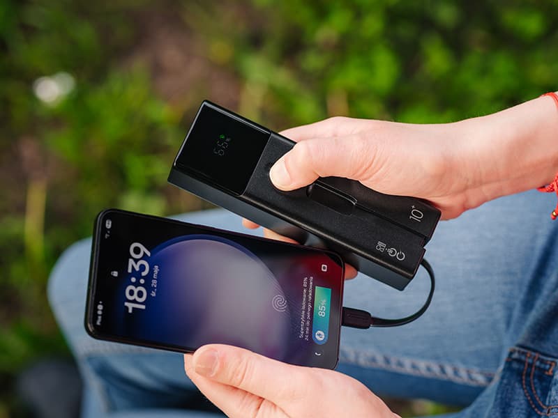 TRACER Quant Power Bank 10000mAh, 100W PD+QC, vgrajen USB-C 8