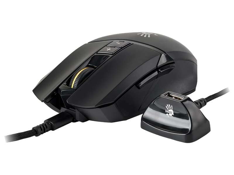 A4TECH Gaming miška Bloody R36 Ultra Wireless, 2.4GHz+USB 6