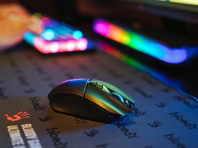A4TECH Gaming miška Bloody R36 Ultra Wireless, 2.4GHz+USB 8