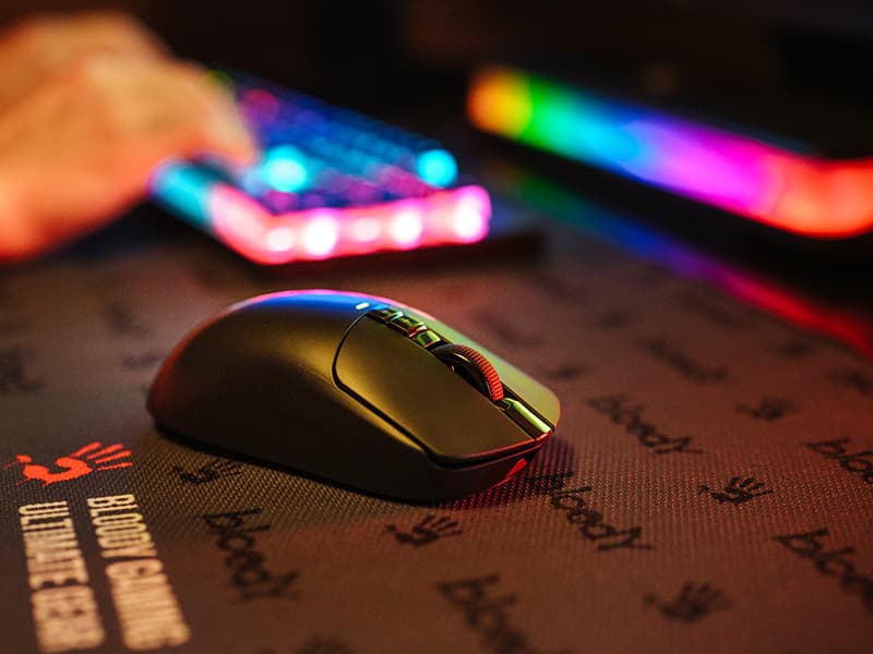 A4TECH Gaming miška Bloody R72 Ultra Wireless, 2.4GHz+USB 7