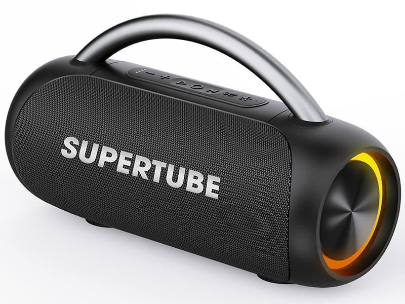 Prenosni Bluetooth zvočnik TRACER SuperTube TWS z RGB osvetlitvijo
