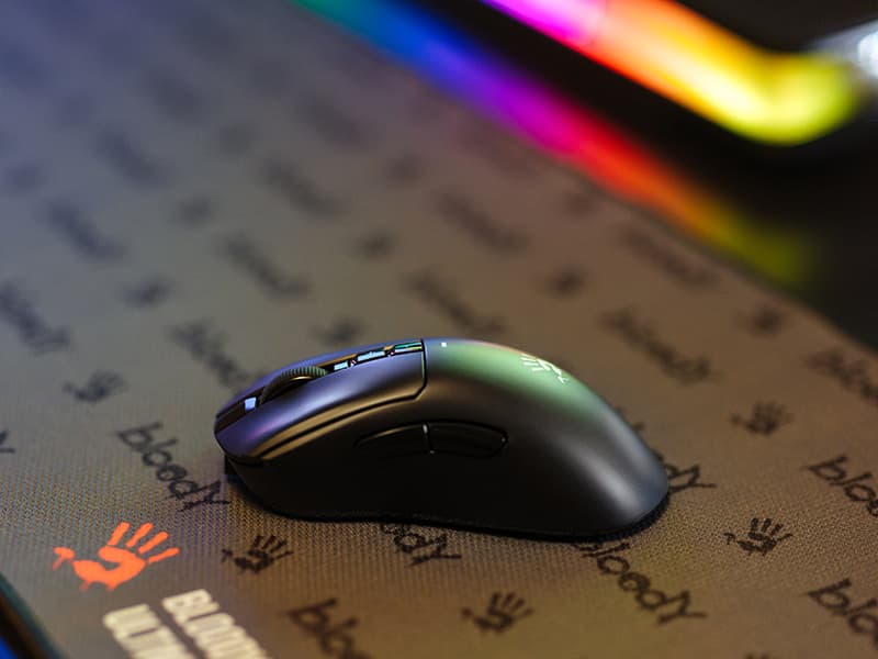 A4TECH BLOODY R73 ULTRA BLACK - Brezžična gaming miška 2,4G+USB 8