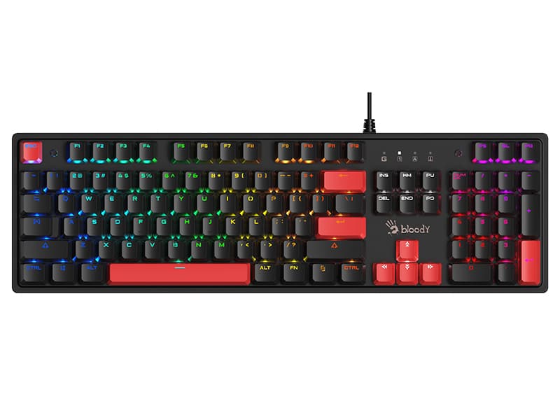A4TECH BLOODY S520N Fire Black - Mehanska tipkovnica