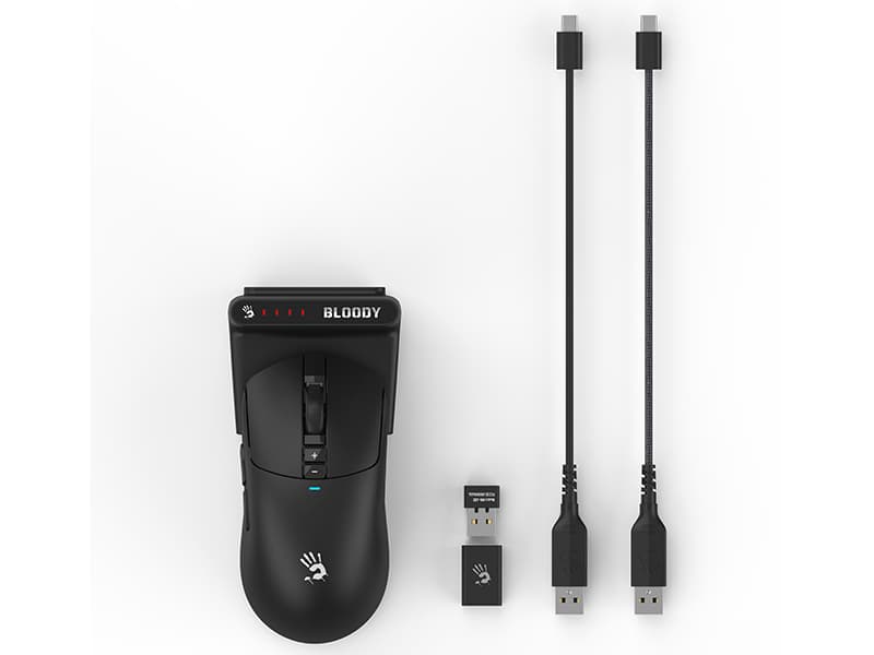 A4TECH BLOODY R72 PRO DUO - Brezžična gaming miška 2,4G+USB 2
