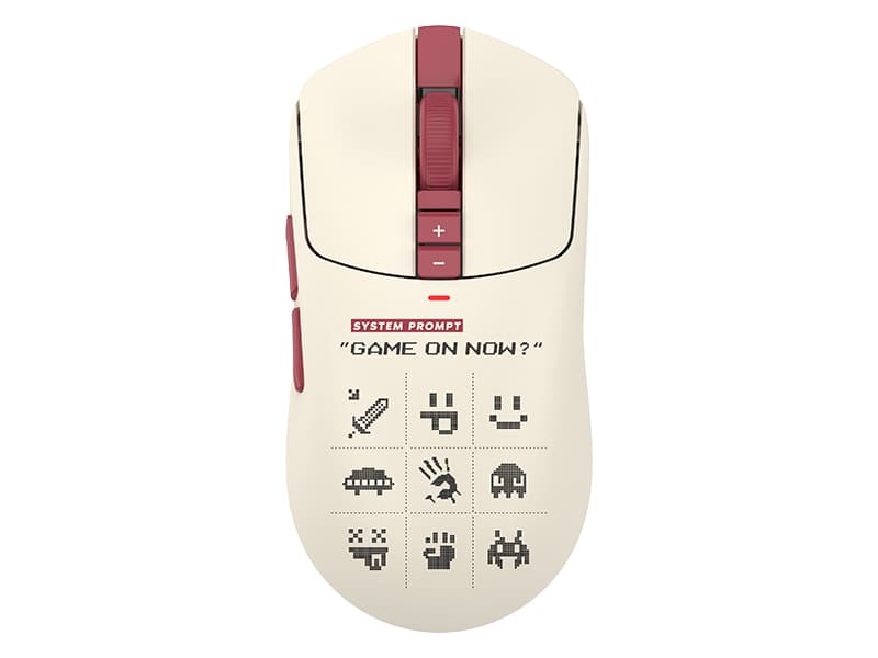 A4TECH BLOODY R72 ULTRA DUO - Brezžična gaming miška 2,4G+USB (Pixels Red) 4