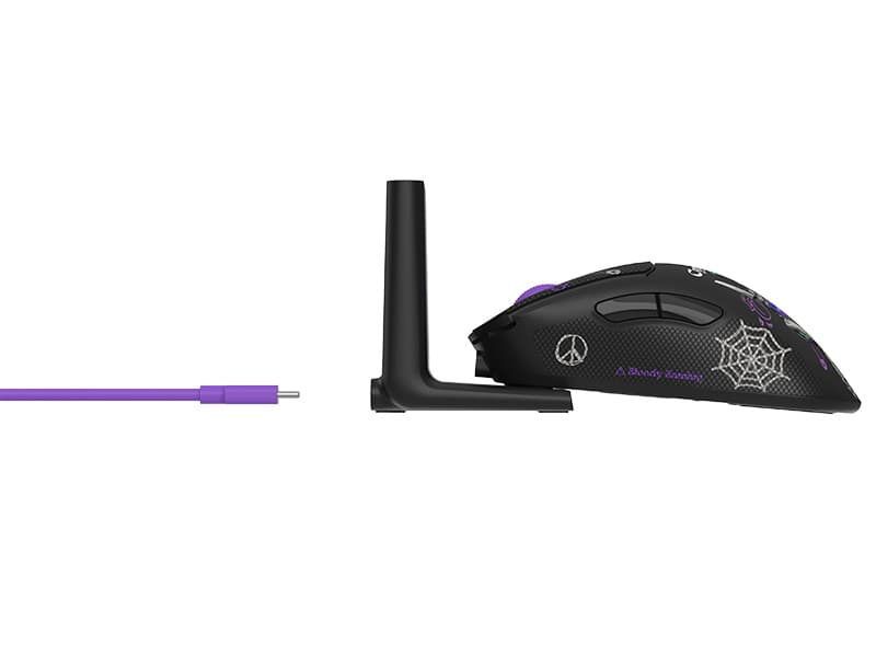 A4TECH BLOODY R73 ULTRA DUO - Brezžična gaming miška 2,4G+USB (Cypher Ghost) 4