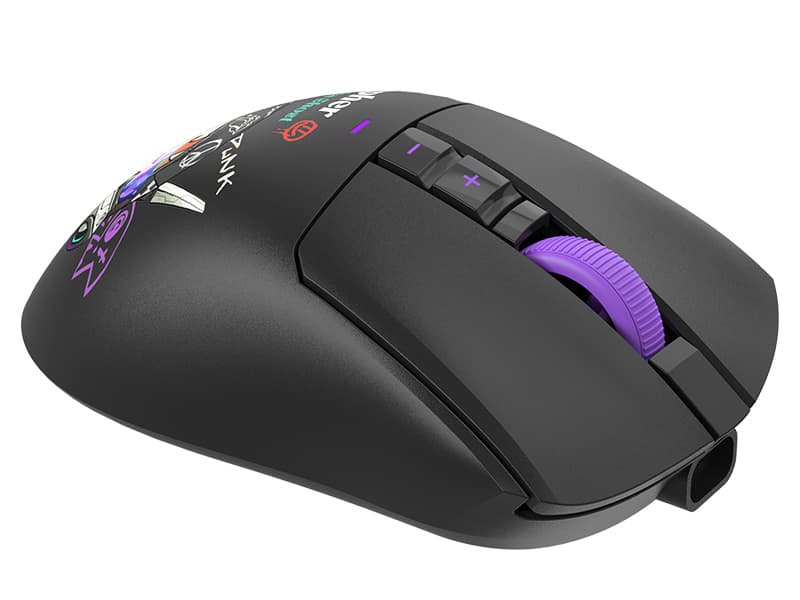 A4TECH BLOODY R73 ULTRA DUO - Brezžična gaming miška 2,4G+USB (Cypher Ghost) 6
