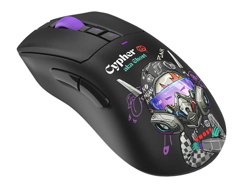 A4TECH BLOODY R73 ULTRA DUO - Brezžična gaming miška 2,4G+USB (Cypher Ghost) 8