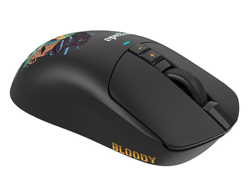 A4TECH BLOODY R72 ULTRA DUO - Brezžična gaming miška 2,4G+USB (Renegade Midnight) 6
