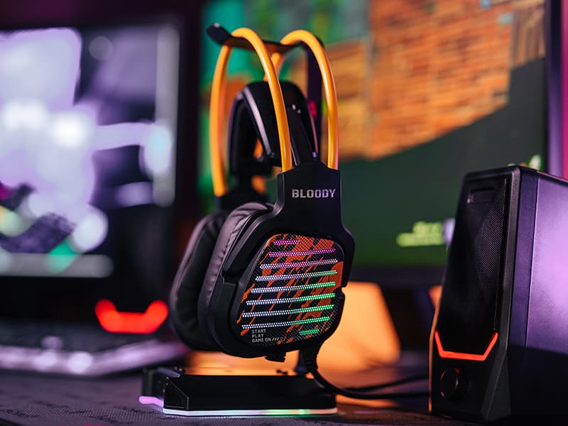 A4TECH Bloody G565 Energy Black slušalice z RGB osvetlitvijo 6