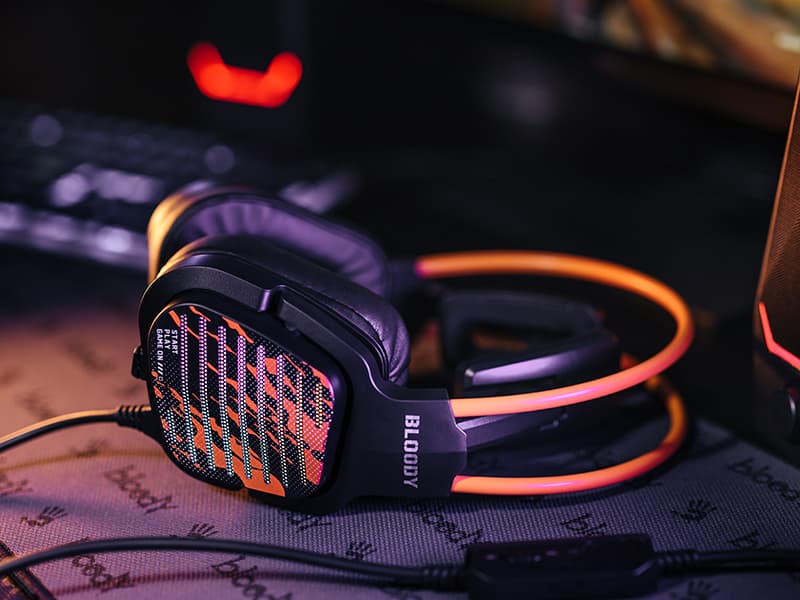A4TECH Bloody G565 Energy Black slušalice z RGB osvetlitvijo 7