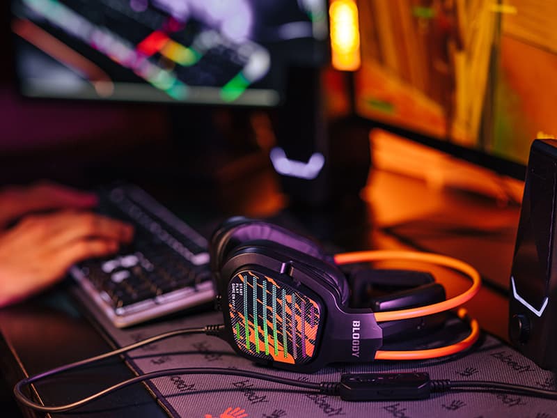 A4TECH Bloody G565 Energy Black slušalice z RGB osvetlitvijo 8