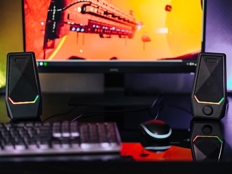 TRACER Loop 2 2.0 RGB USB zvočniki, pisane luči 6