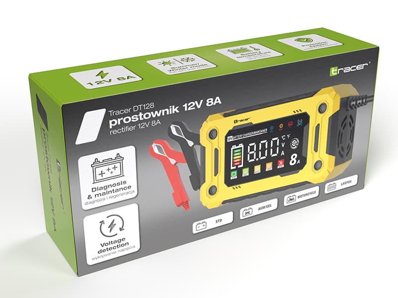 TRACER Proizvajalec baterij 12V 8A DT128 5