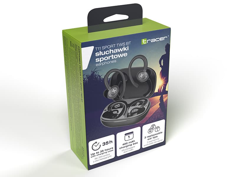 Brezžične slušalke Tracer T11 SPORT TWS BT 6