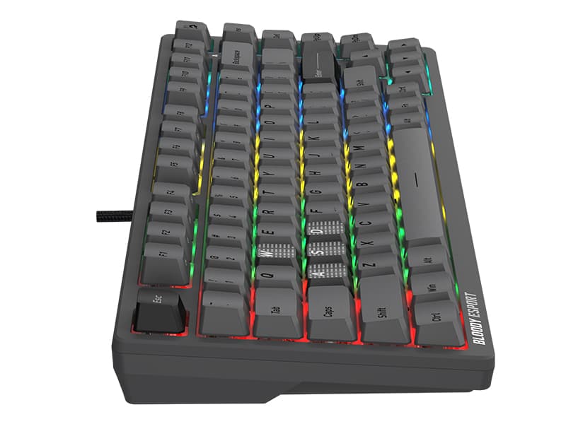 A4TECH Tipkovnica Bloody MS76, USB, magnetni, Iron Grey 3