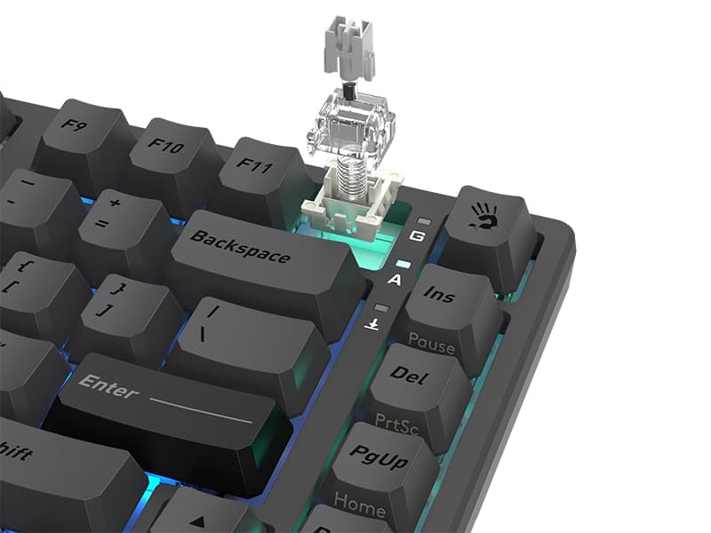 A4TECH Tipkovnica Bloody MS76, USB, magnetni, Iron Grey 8