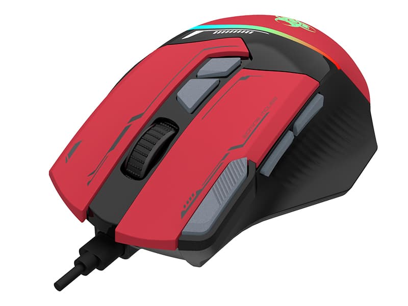 TRACER GAMEZONE SPECTRA miška (rdeča, RGB, USB)