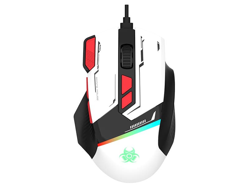 TRACER GAMEZONE SPECTRA miška (bela, RGB, USB) 2
