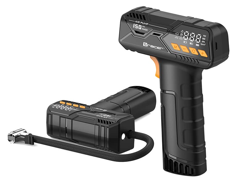 TRACER Brezžični kompresor AiR-P, 150 PSI, 3600mAh 2