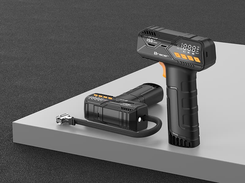 TRACER Brezžični kompresor AiR-P, 150 PSI, 3600mAh 7