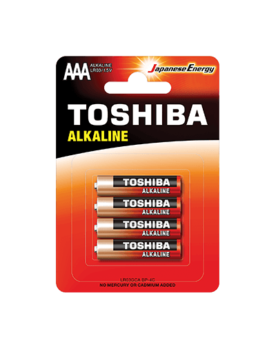 Toshiba LR03 (AAA) alkalne baterije, 4 kosi
