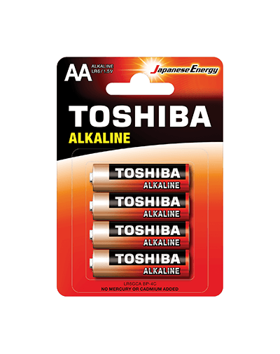 Toshiba LR6 (AA) alkalne baterije, 4 kosi