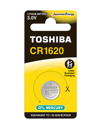 Toshiba CR1620 litijeva baterija, 1 kos
