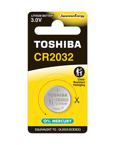 Toshiba CR2032 litijeva baterija, 1 kos