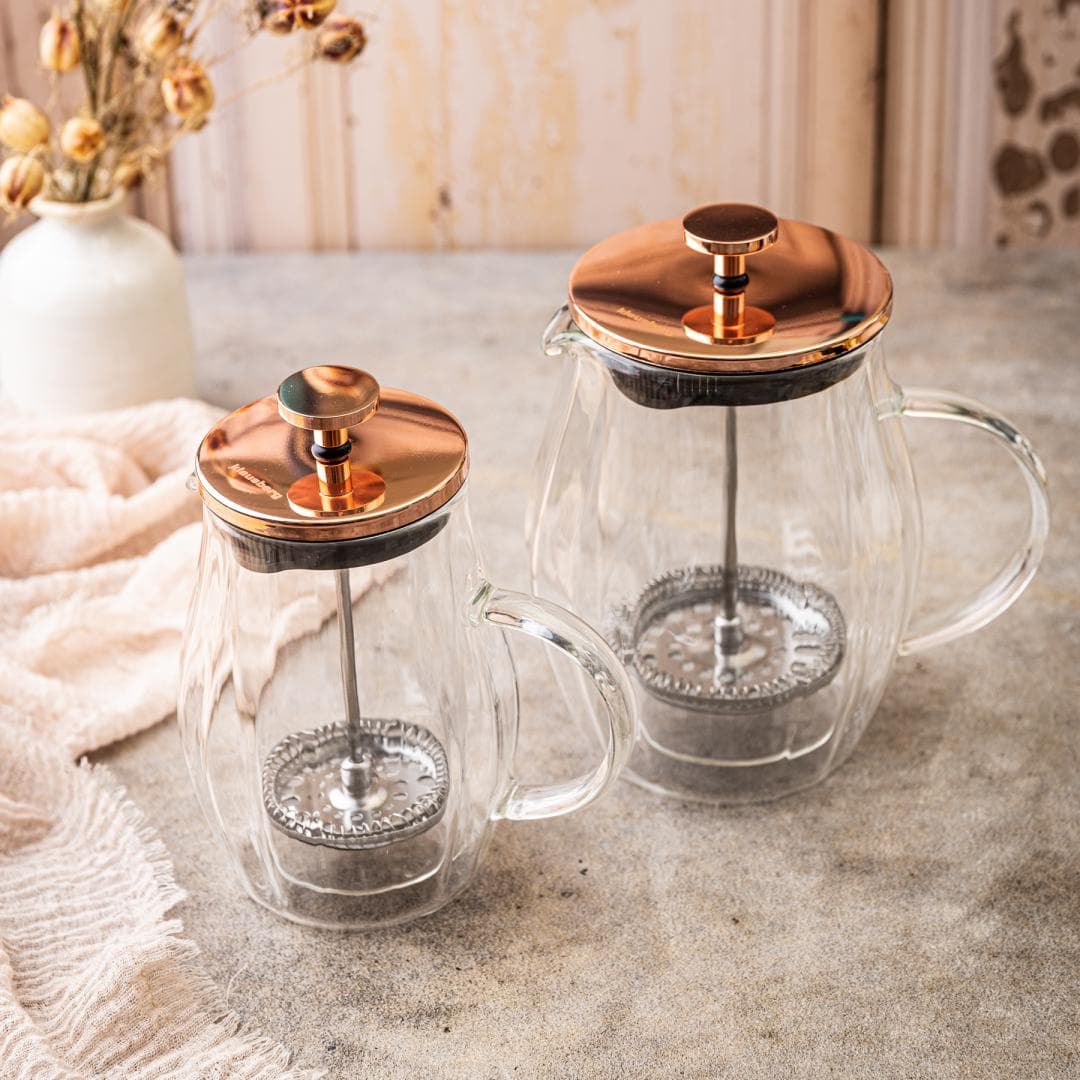 Klausberg French press, steklo/baker, 0,60 L 2