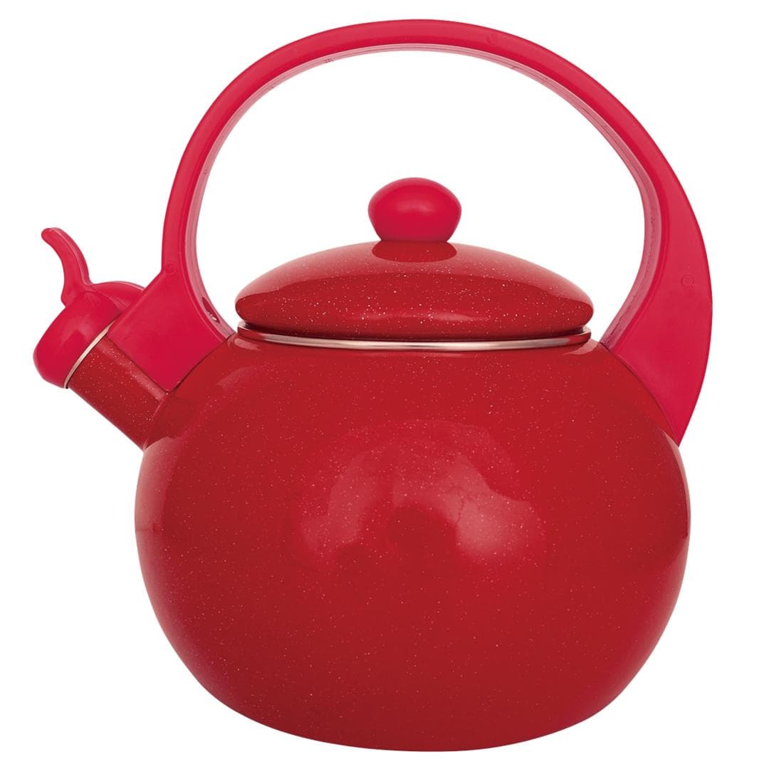 KingHoff KH-2080 Emajliran lonec za vodo, rdeč, 2.2L