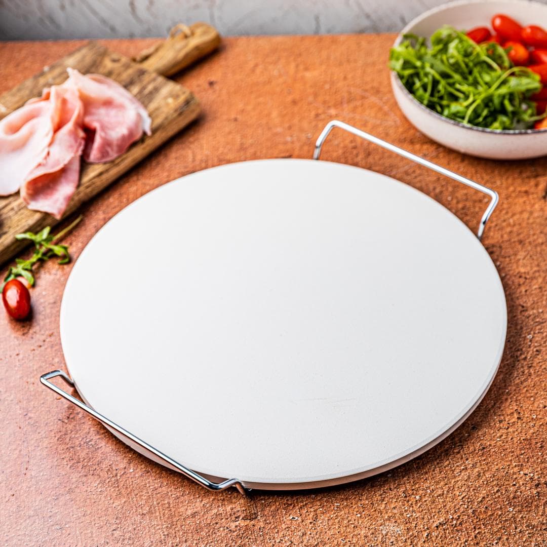 Klausberg Kamen za peko pizze s stojalom ø 33 cm 3