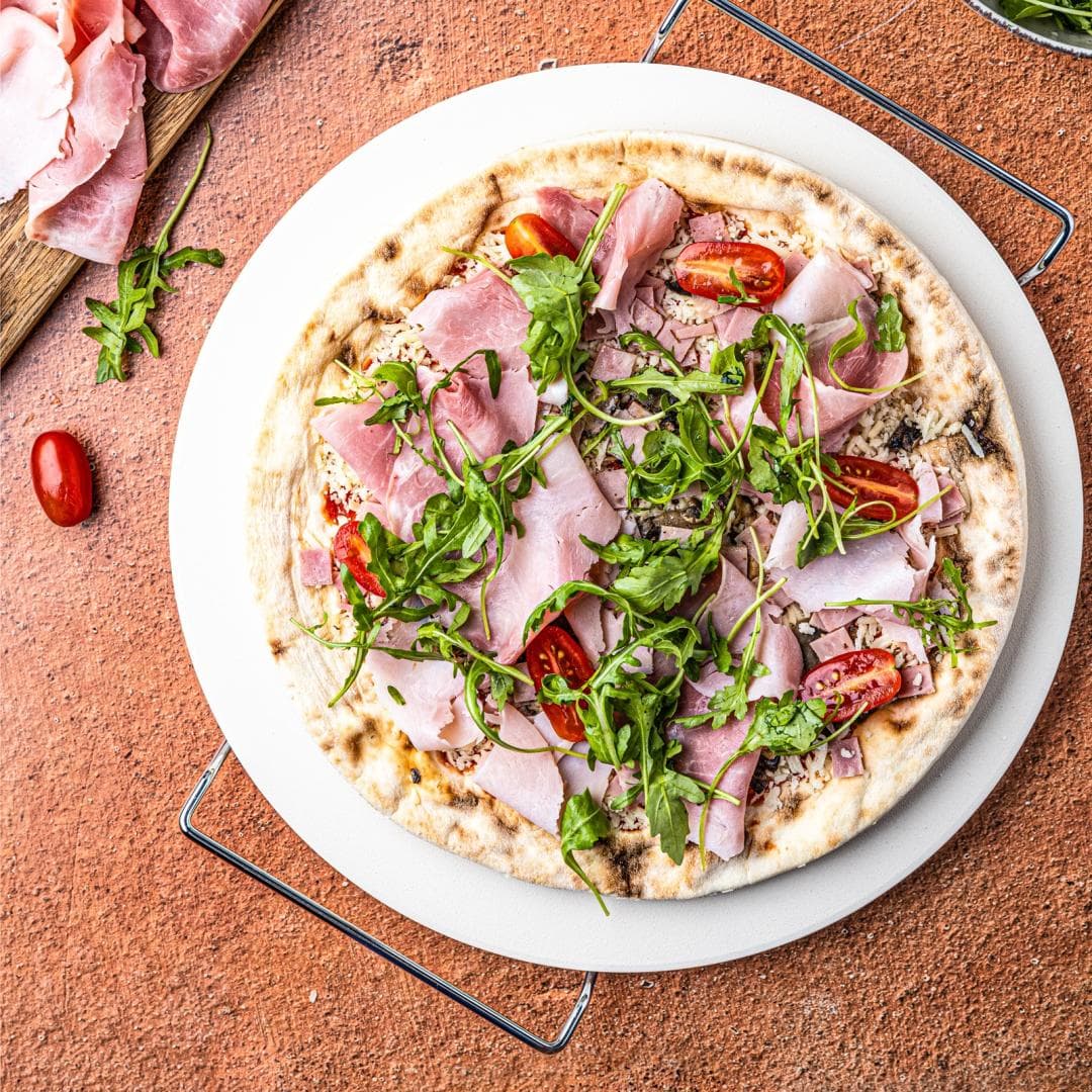 Klausberg Kamen za peko pizze s stojalom ø 33 cm 6
