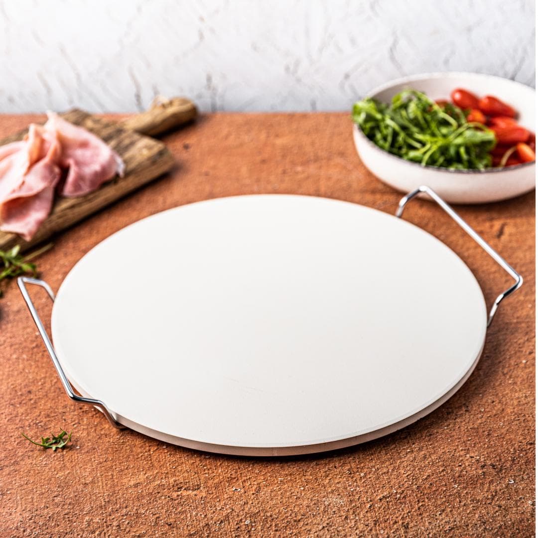 Klausberg Kamen za peko pizze s stojalom ø 33 cm 2